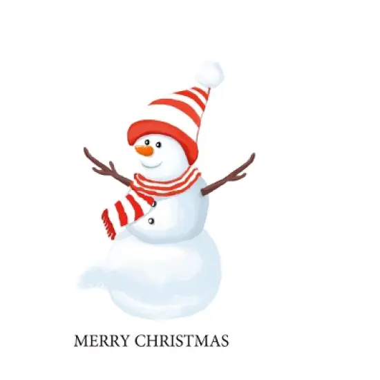 Men's Design By Humans Christmas snowman By werant Tank Top image {1}