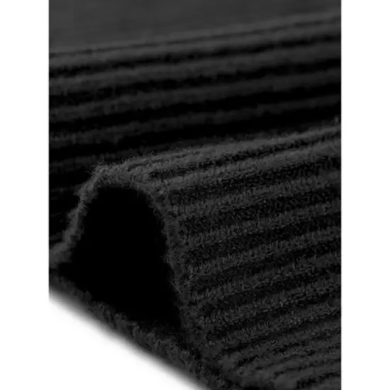 Agnes Orinda Women's Plus Size Long Sleeve Knit Pullover Short Sweater Dresses image {4}