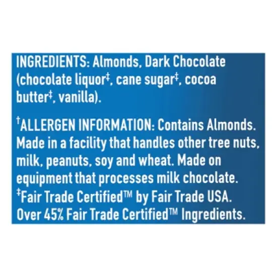 Unreal Dark Chocolate Covered Almonds- Case of 6/4 oz image {2}