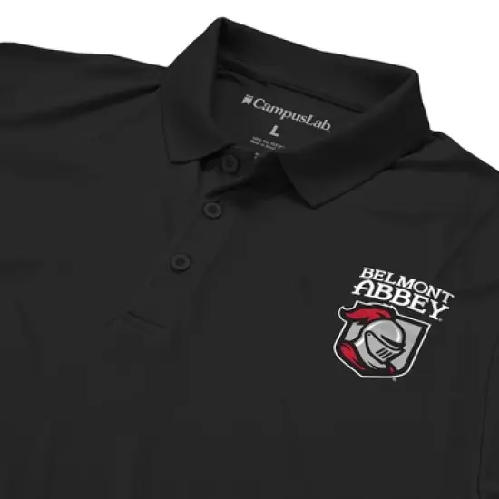 Men's Belmont Abbey College Adult Polo Left Chest Logo image {3}