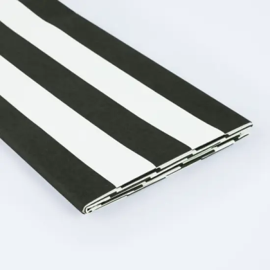 Meri Meri Black Striped Tablecloth (Pack of 1) image {1}