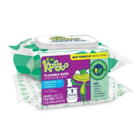 Kandoo Flushable Wipes with Flip Top (Select Count) image {7}