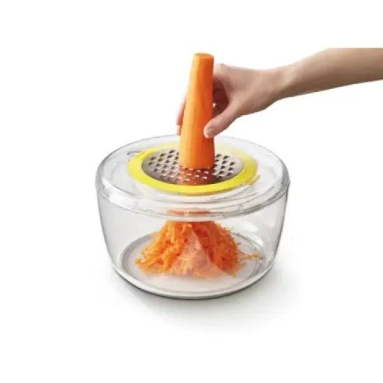 Joseph Joseph Multi-Prep 4pc Salad Making Set: Large Salad Spinner with Nonslip Base & Nesting Design image {7}