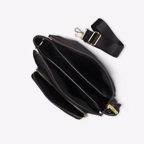 MERSI Erin Nylon Multi-Compartment Crossbody Bag image {4}