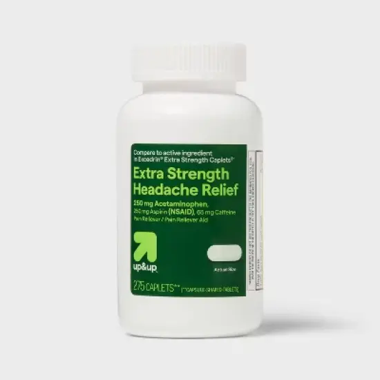 Acetaminophen & Aspirin (NSAID) Added-Strength Pain Reliever Caplets - up&up&trade; image {7}