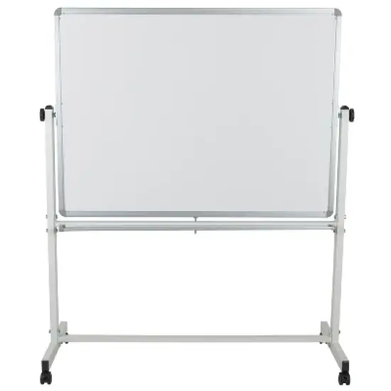 Emma and Oliver Double-Sided Mobile White Board Stand with Pen Tray image {2}