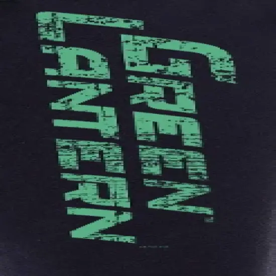 DC Comics Mens' Green Lantern Logo Character Distressed Sleep Pajama Set Multicolored image {3}