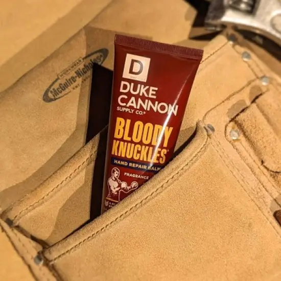 Duke Cannon Bloody Knuckles Hand Repair Balm - Fragrance Free Hand Lotion for Men - Trial Size - 3 oz image {2}