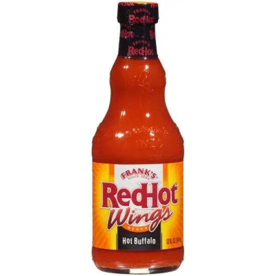 Frank's RedHot Kosher Hot Buffalo Wings Hot Sauce, 12 fl oz Bottle (Pack of 2) image {5}