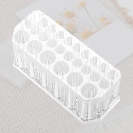 Unique Bargains Nail Art Tool Organizer Storage Clear 1 Pc image {3}