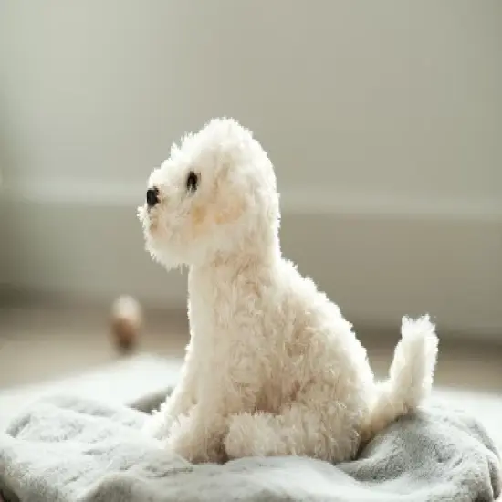 Bearington Bisquit Plush Labradoodle Stuffed Animal Puppy Dog, 13 Inch image {3}