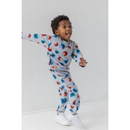 Sesame Street Cookie Monster Elmo French Terry Sweatshirt and Pants Set Toddler image {1}