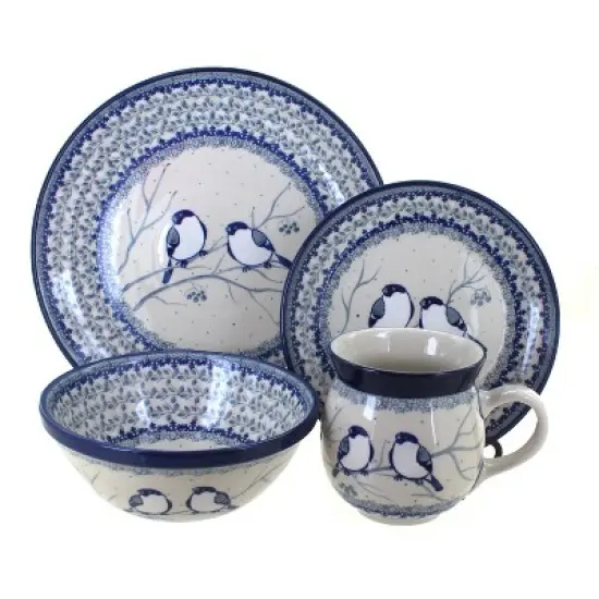 Blue Rose Polish Pottery Ceramika Artystyczna Dinnerware (16 PC) image {28}