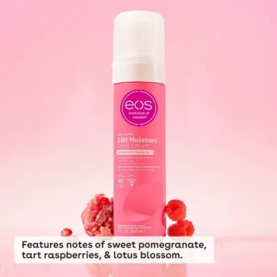 eos Mini Travel Size Women's Shave Cream - Pomegranate - 2.5 fl oz image {2}