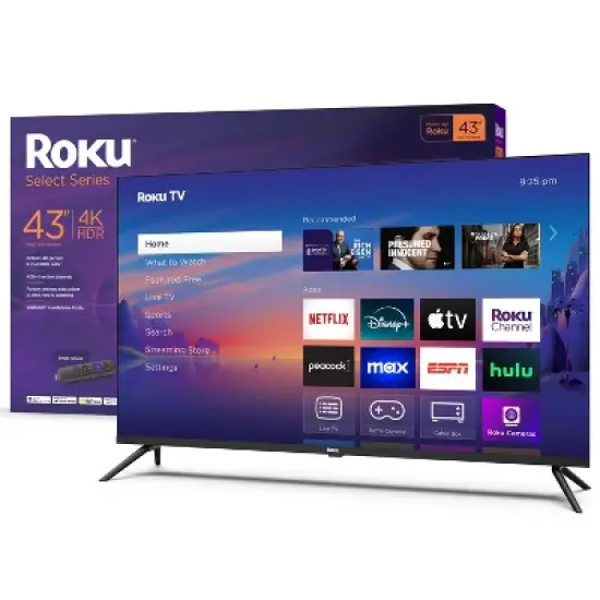 Roku 43" Select Series 4K HDR Smart Roku TV with Roku TV Remote image {11}