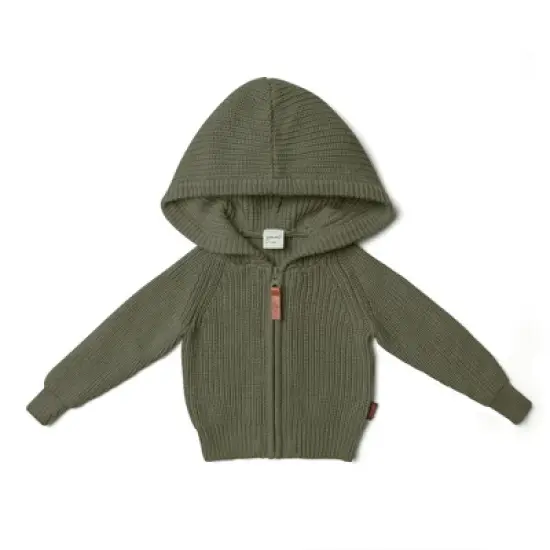 Goumikids Organic Cotton Knit Hoodie for Infants image {8}