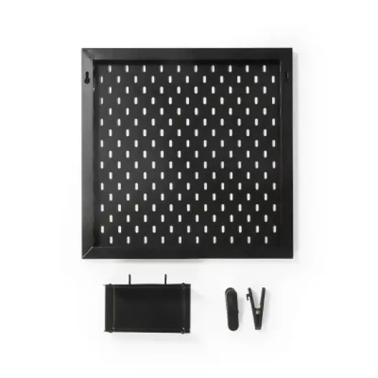 Peg Board Organizer with Accessories Black - Bullseye's Playground&trade; image {1}