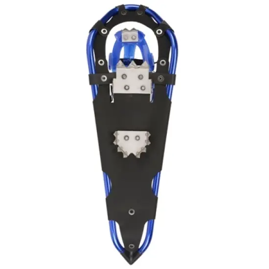 Crescent Moon Womens Athletic Trail Snowshoes with Crampons and No Slip Hook and Loop Binding, Fits Shoe Sizes 6W to 12W, Gold 13 Sapphire Blue image {2}