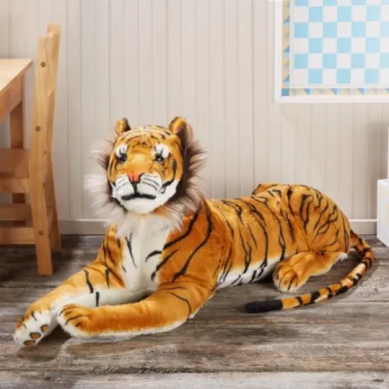 Melissa & Doug Siberian Tiger Stuffed Animal image {3}