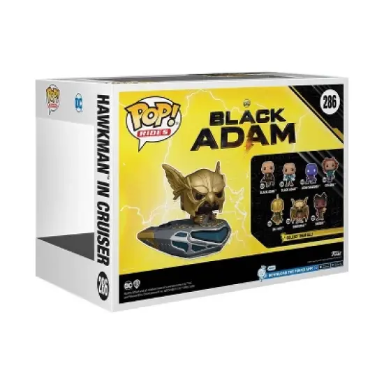 Funko POP! Rides: Black Adam - Hawkman in Cruiser image {2}