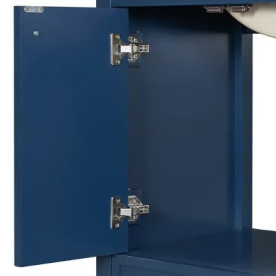 Christopher Knight Home Bathroom Vanity with Ceramic Sink, Bathroom Cabinet with Soft-Closing Door, Drawers of Different Sizes, Solid Wood Frame & Leg image {15}