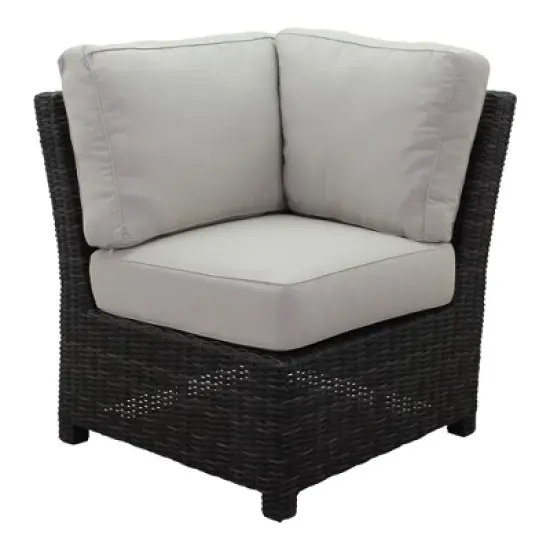 Courtyard Casual Cheshire 5 pc Chow Dining Recline Sectional Set with Swivel Glider image {9}