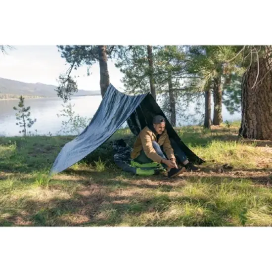 Stansport Medium-Duty Rip-Stop Tarp 5' x 8' - Forest Green - 2 Pack image {6}