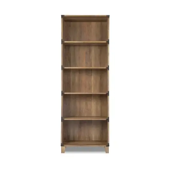 Saint Birch Cambridge Bookcase, Rustic Oak image {2}