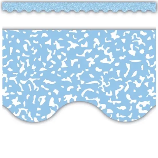 Teacher Created Resources&reg; Composition Blue Scalloped Border Trim, 35 Feet Per Pack, 6 Packs image {2}