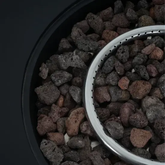 Christopher Knight Home Elisha Outdoor 40,000 BTU Lightweight Concrete Fire Pit Table with Tank Holder and Lid image {6}