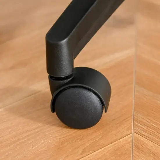 Vinsetto High Back Ergonomic Home Office Chair, Mesh Task Chair with Lumbar Back Support, Reclining Function, Adjustable Headrest, Arms, Black image {7}