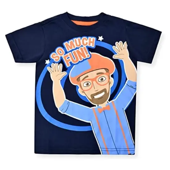 Blippi Boy's Blippi Casual Active Wear Bundle, Graphic Printed T-Shirt and Jog Pants with Pockets Set for toddler image {2}