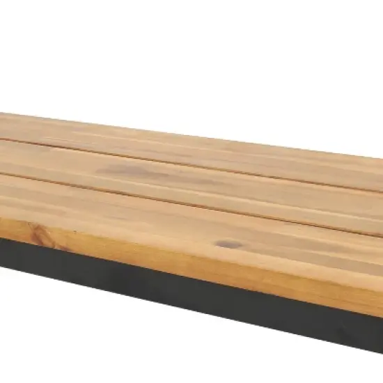 Dexmalle Industrial Patio Garden Bench image {5}