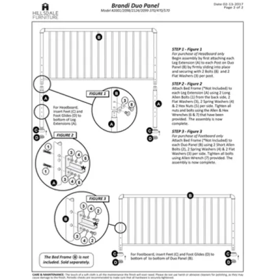 Queen Brandi Metal Headboard without Bed Frame Bronze - Hillsdale Furniture image {4}