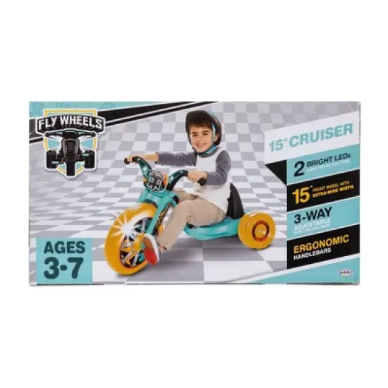 Jakks Pacific 15" Fly Wheel Kids' Tricycle image {1}