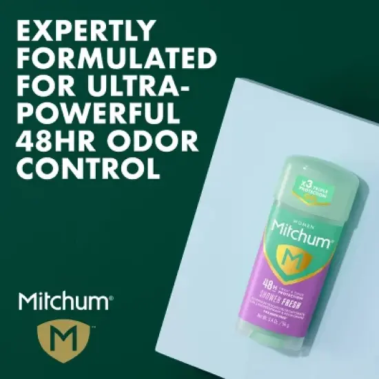 Mitchum Women's Triple Odor Protection Antiperspirant & Deodorant Gel - Shower Fresh - 3.4oz/2pk image {2}