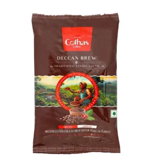 Cothas Traditional Authentic Deccan Brew Aromatic Filter Coffee Powder - Pack of 2 &times; 500 g [ 53% Coffee 47% Chicory ] image {4}