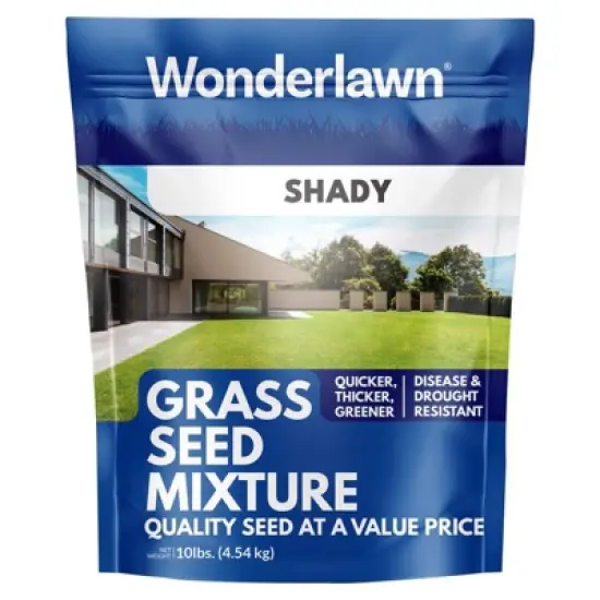 Wonderlawn Grass Seed, Shady Grass Seed Mixture - 10 lb image {1}