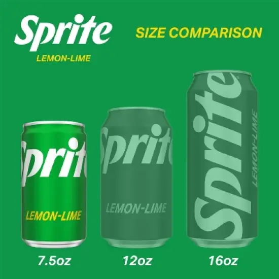 Sprite Soda - 10pk/7.5 fl oz Mini-Cans image {4}