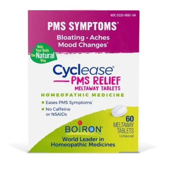 Cyclease PMS by Boiron Homeopathic Medicine For PMS Relief  -  60 Tablet image {2}