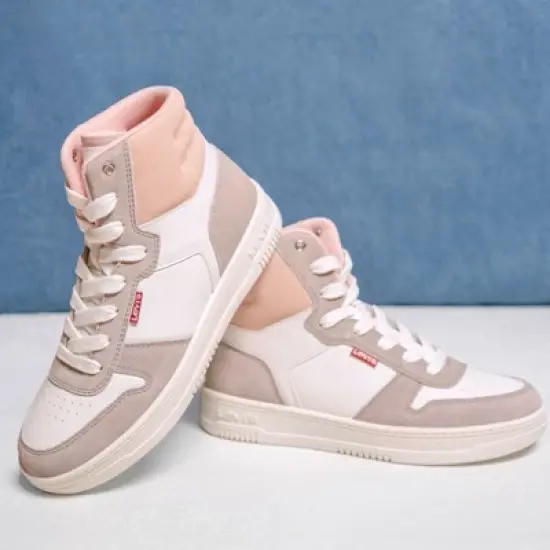 Levi's Womens Drive Hi 2 Vegan Leather Casual Hightop Sneaker Shoe image {6}