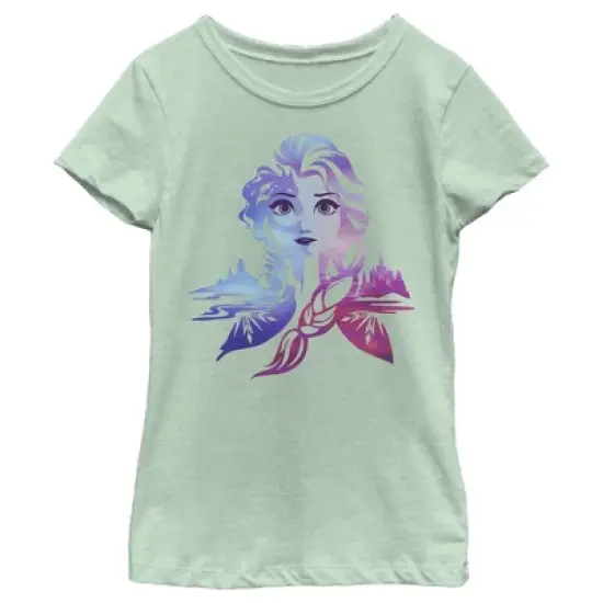 Girl's Frozen Ice Art Princess Elsa T-Shirt image {3}