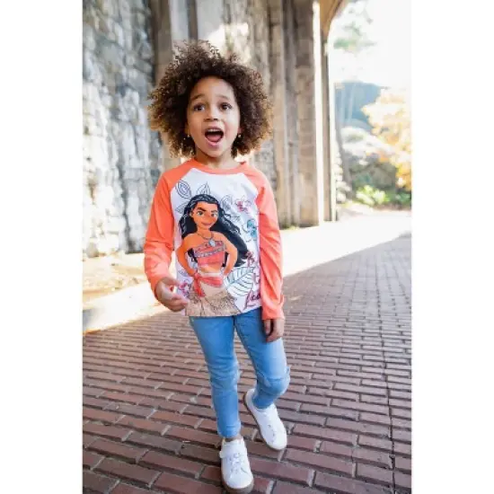 Disney Moana Girls 2 Pack T-Shirts Toddler image {1}