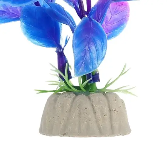 Unique Bargains Aquarium Plants Decorations Artificial Aquatic Plant Purple image {4}