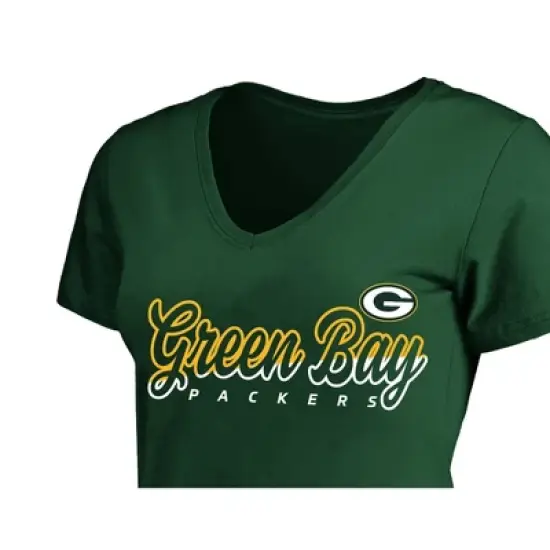 NFL Green Bay Packers Short Sleeve V-Neck Plus Size T-Shirt image {2}