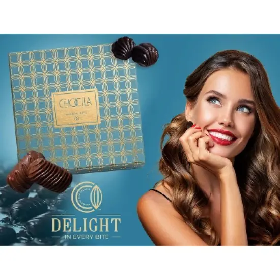 Chocila Chocolate Gift Basket, Gourmet Chocolates, Assorted Food Arrangement Platter, Birthday Present, Holiday, Corporate Parties, Candy Gifting Idea image {2}