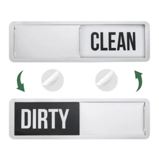 Unique Bargains Clean Dirty Sign Kitchen Non-Scratch Dishwasher Magnets image {10}