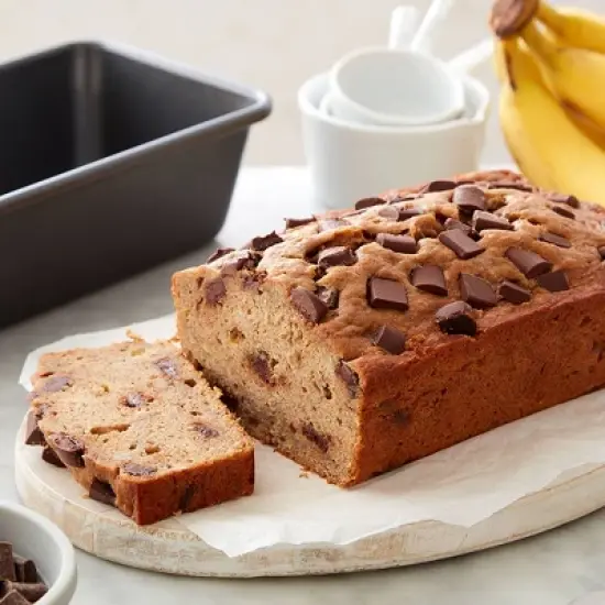 Wilton 9"x5" Nonstick Ultra Bake Professional Loaf Pan: Steel Bread & Meatloaf Pan, Dishwasher-Safe, Gray image {7}