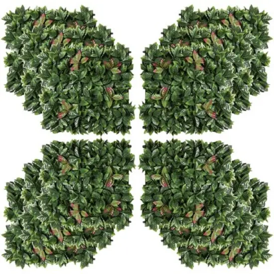 Gulches Grass Wall Panels,Artificial Grass Wall Decor，Privacy Hedge Screen UV Protected image {11}