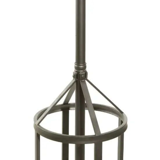 Industrial Iron Coat Rack Black - Olivia & May image {4}